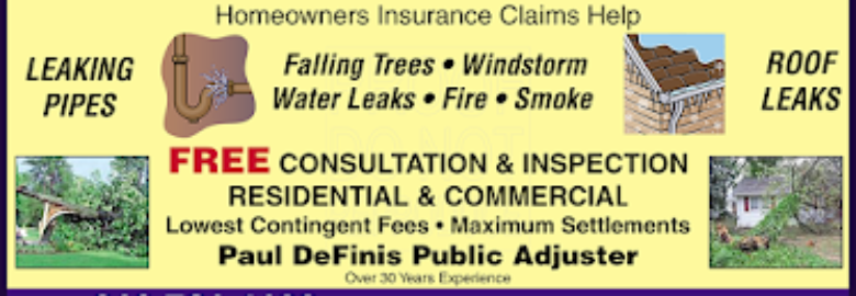 Paul Definis Philadelphia Claims Public Adjuster