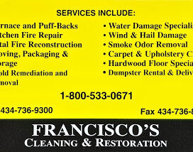 Francisco’s Cleaning & Restoration Service, Inc.